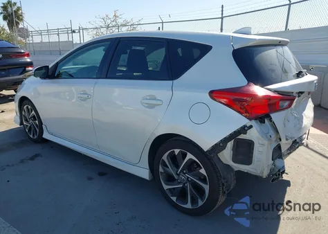 2017 Toyota Corolla Im из США, поврежденный, VIN JTNKARJE2HJ549432